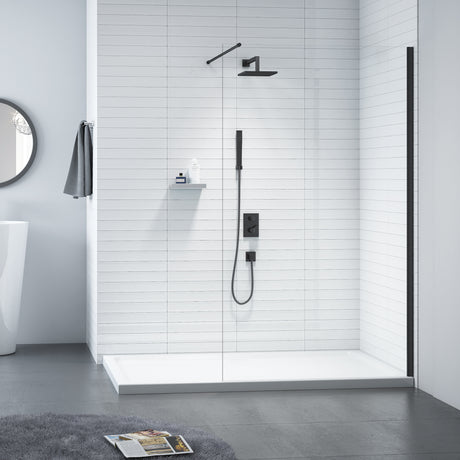 Merlyn Black Showerwall 1000mm - SHOWER DOORS - Beattys of Loughrea
