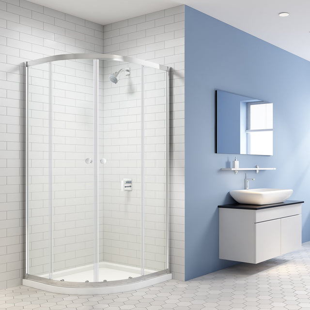 Merlyn EASY 2 Door Quadrant 900mmx900mm - SHOWER DOORS - Beattys of Loughrea