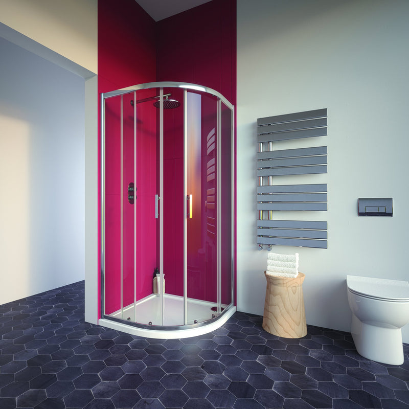 Bathroom Studio City Plus Quadrant Double Door 800mmx800mm - SHOWER DOORS - Beattys of Loughrea
