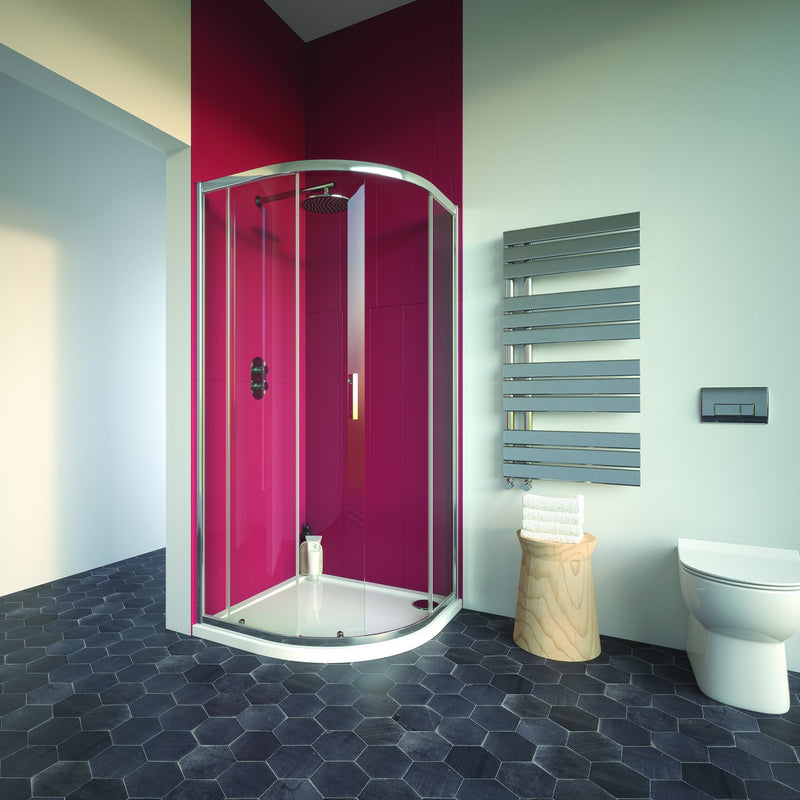 Bathroom Studio City Plus Single Door Offset Quadrant 1200mmx900mm - SHOWER DOORS - Beattys of Loughrea