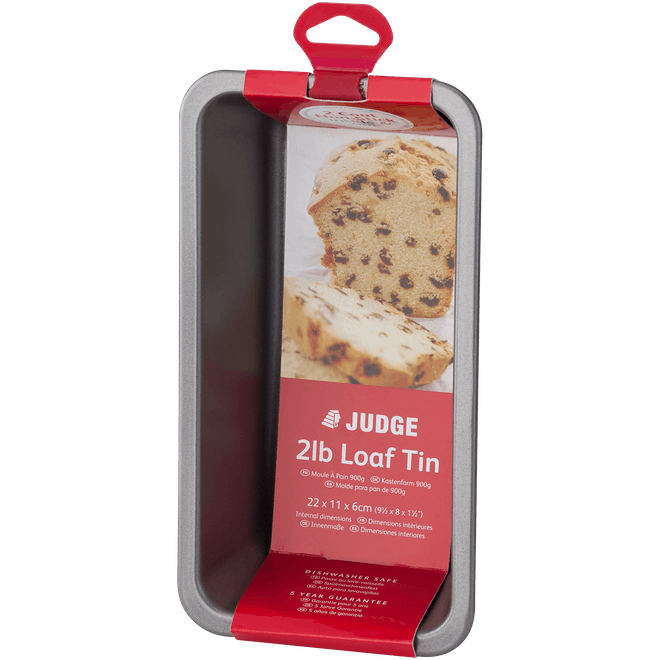 Judge Bakeware, 2Ib Loaf Tin, 1.1L, Non-Stick. Dishwasher safe. - BAKEWARE - Beattys of Loughrea