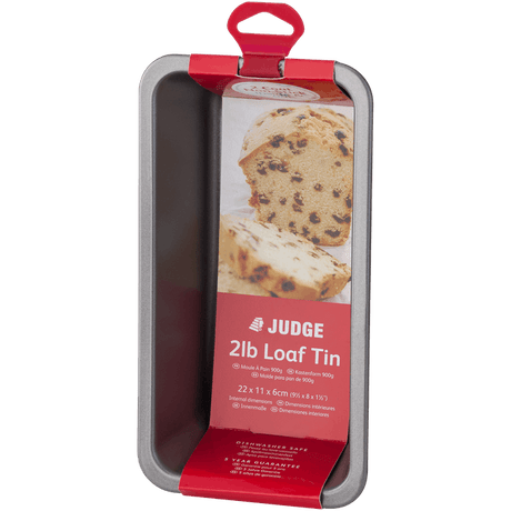 Judge Bakeware, 2Ib Loaf Tin, 1.1L, Non-Stick. Dishwasher safe. - BAKEWARE - Beattys of Loughrea