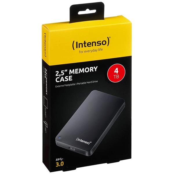 Intenso 4Tb 2.5" External Hard Drive Disk Usb 3.0 - Black - HARD DRIVE - Beattys of Loughrea