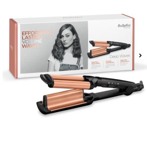 Babyliss Deep Waves Styler 200C Tourmaline 2447CU - CURLERS/CRIMPERS/STRAIGHTENERS - Beattys of Loughrea