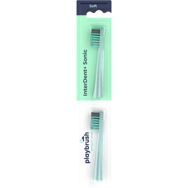 Playbrush Smart One Heads X2 Mint - ORAL CARE - Beattys of Loughrea