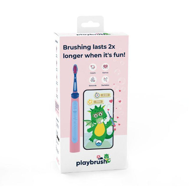 Playbrush Smart Sonic Kids Toothbrush Pink - Beattys of Loughrea | www.beattys.ie