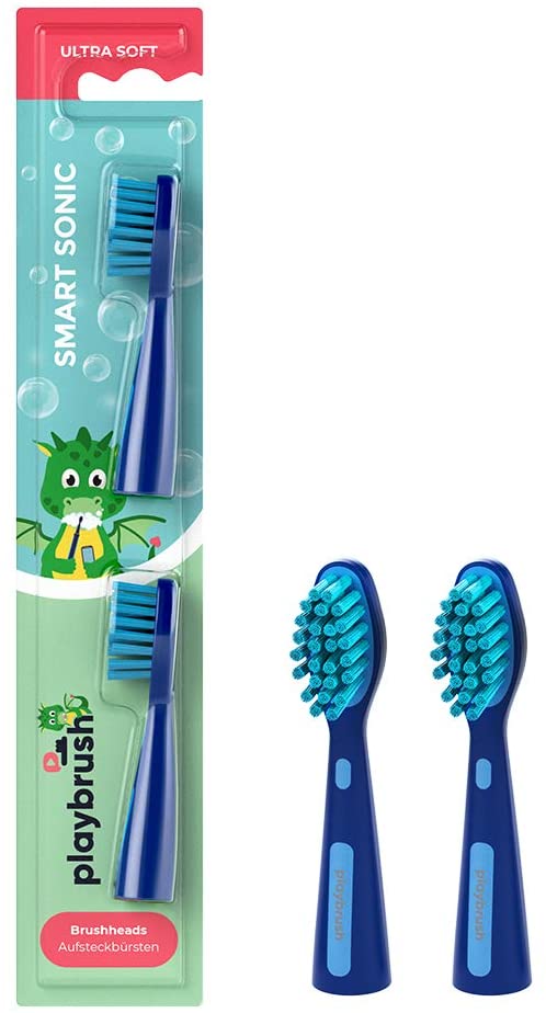 Playbrush Smart Sonic Heads X2 Blue - ORAL CARE - Beattys of Loughrea