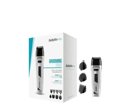 Babyliss Men 8In1 Grooming Kit 7056NU - RAZORS & NOSE TRIMMERS - Beattys of Loughrea