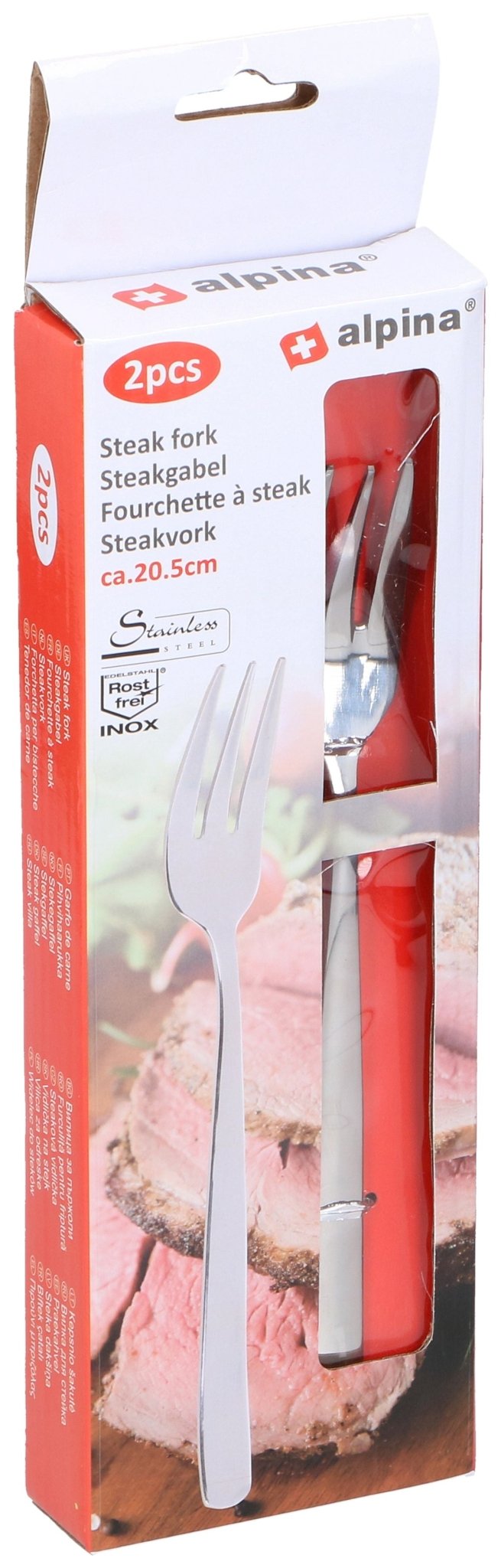 Stainless Steel Steak Fork - Set of 2 - S/S CUTLERY LOOSE - Beattys of Loughrea