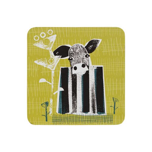 Denby Set Of 6 Cow Coasters - TABLEMATS/COASTERS - Beattys of Loughrea