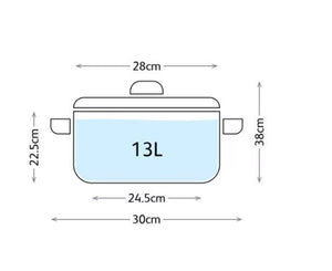 Judge Stockpots, 28cm Glass Lid Stockpot, 13L (JP84) - COOKWARE - S/STEEL - Beattys of Loughrea