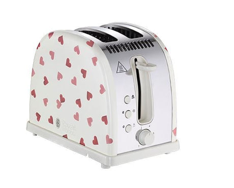 Russel Hobbs- 28340 I Emma Bridgewater 2 Slice Pink Hearts Toaster - TOASTERS - Beattys of Loughrea