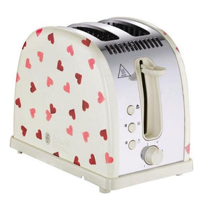 Russel Hobbs- 28340 I Emma Bridgewater 2 Slice Pink Hearts Toaster - TOASTERS - Beattys of Loughrea