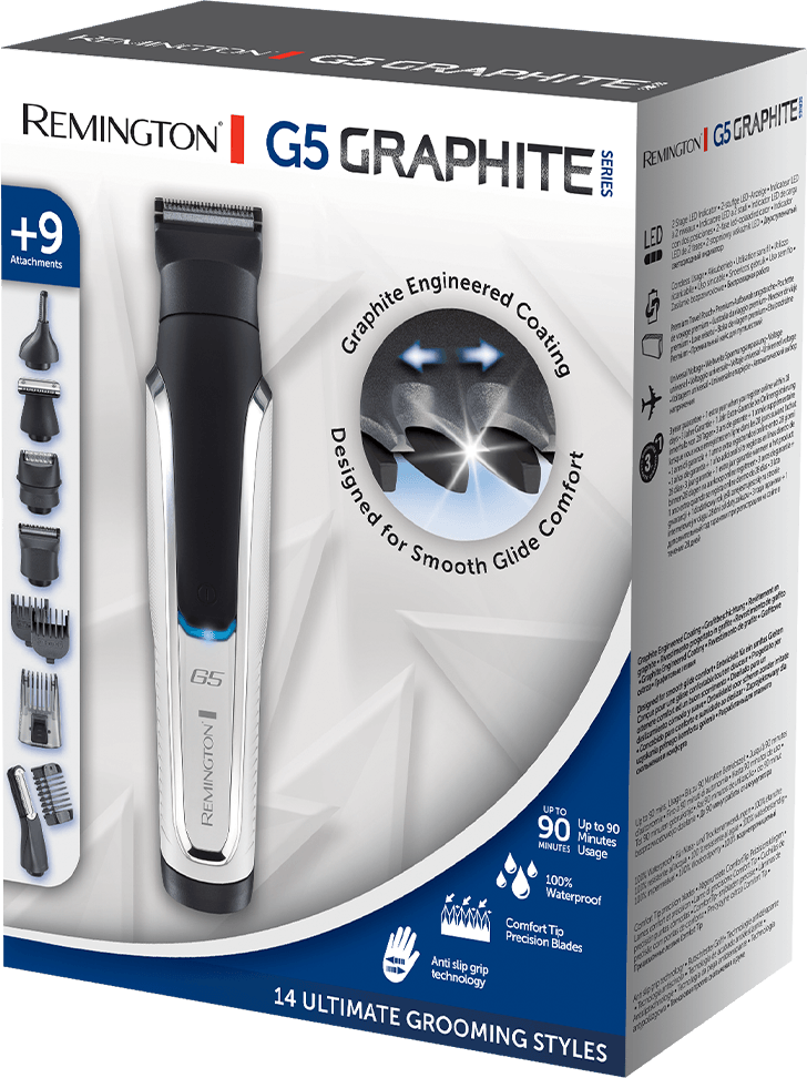 Remington G5 Graphite Series Personal Groomer - RAZORS & NOSE TRIMMERS - Beattys of Loughrea