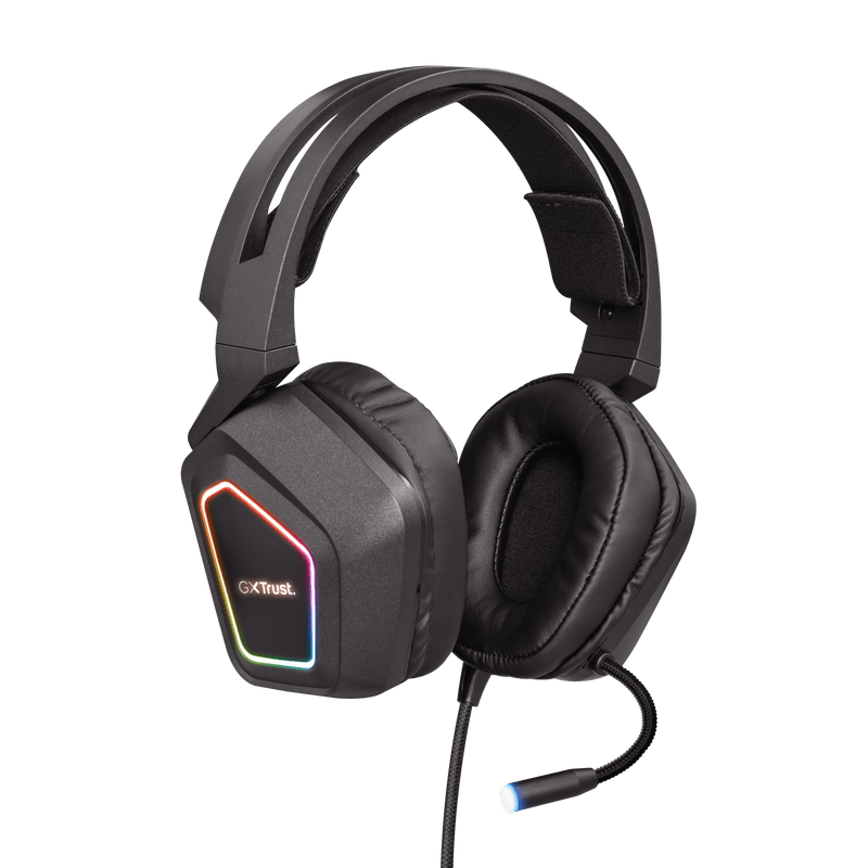 Trust GXT 450 Blizz RGB 7.1 Surround Gaming Headset T23191 - PC/ GAMING HEADSETS - Beattys of Loughrea