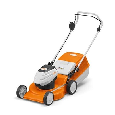 STIHL RMA 248 Lawnmower - Steel Deck Push - Set ( with battery) - LAWNMOWERS/ROLLERS - Beattys of Loughrea