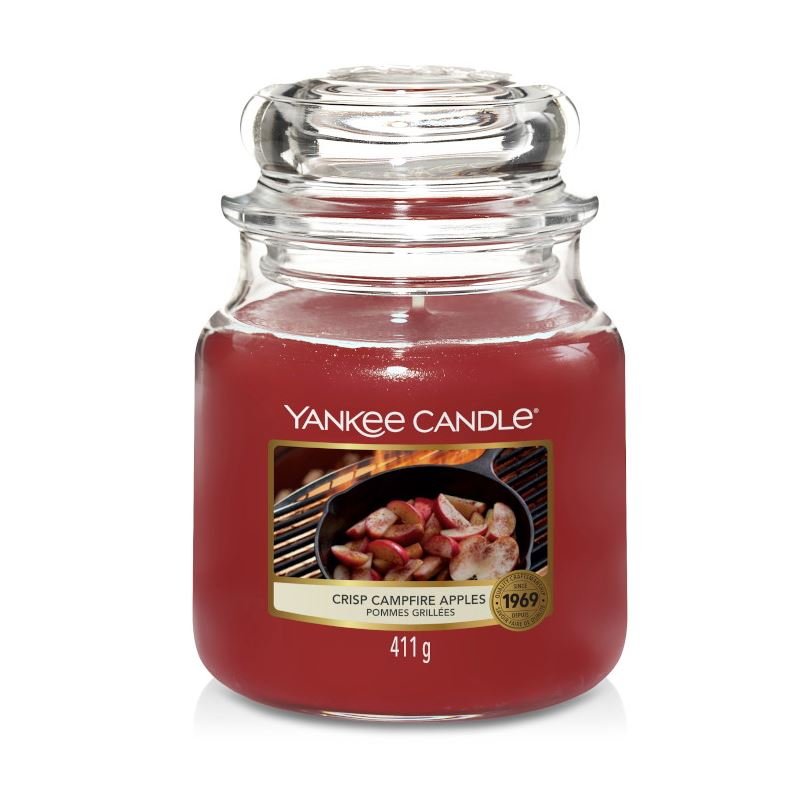 Crisp Campfire Apples Medium Yankee Candle 411g - CANDLES - Beattys of Loughrea