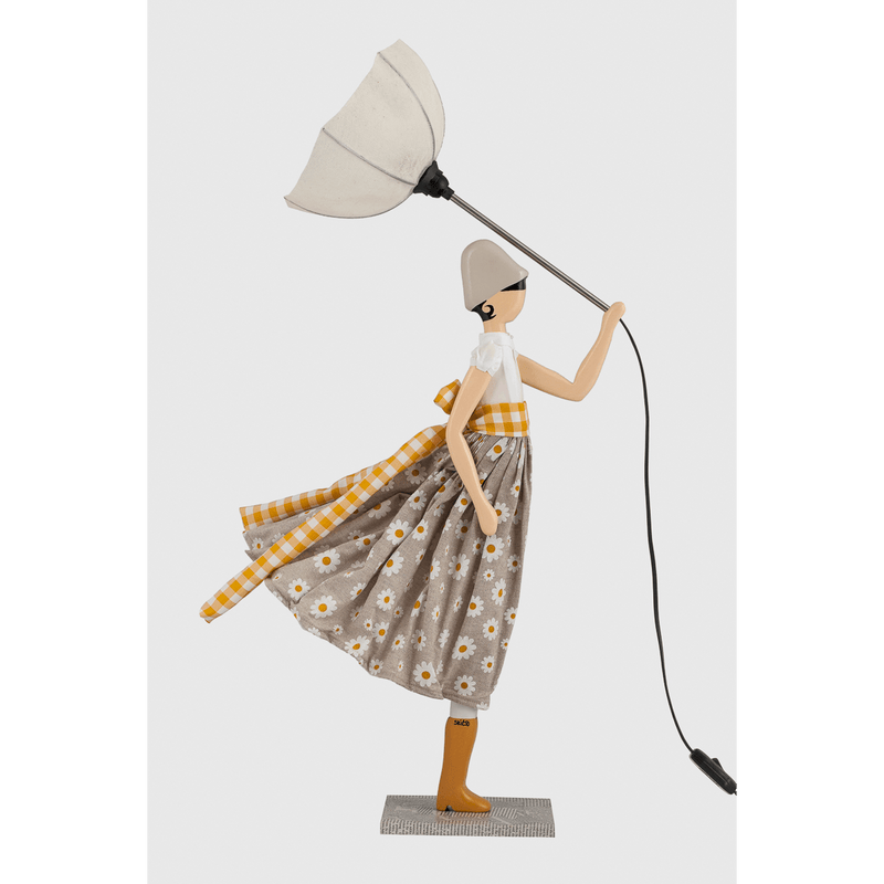 Little Girl 'Margarita' Umbrella Table Lamp - TABLE/BEDSIDE LAMPS - Beattys of Loughrea
