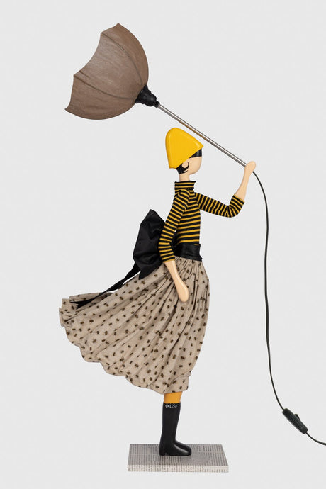 Little Girl 'Melissa' Umbrella Table Lamp - TABLE/BEDSIDE LAMPS - Beattys of Loughrea