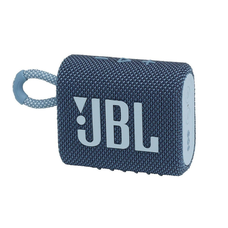 JBL Go 3 Bluetooth Water-proof Speaker Blue - SPEAKERS HIFI MP3 PC - Beattys of Loughrea