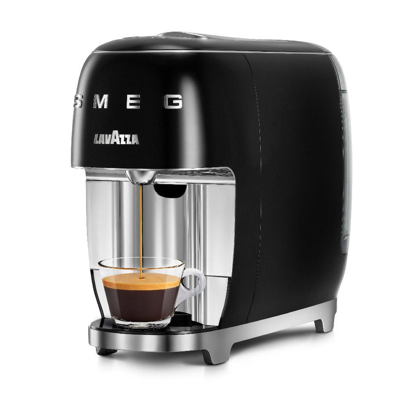 Smeg Lavazza Coffee Pod Machine Black - COFFEE MAKERS / ACCESSORIES - Beattys of Loughrea