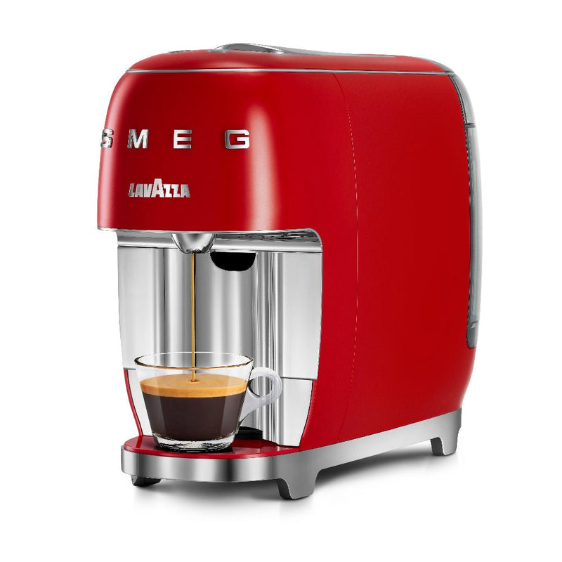 Smeg Lavazza Coffee Pod Machine Red - COFFEE MAKERS / ACCESSORIES - Beattys of Loughrea