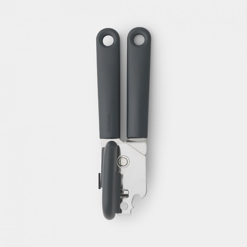 Brabantia Tasty+ Can Opener with bottle Opener Dark Grey 121869 - KITCHEN HAND TOOLS - Beattys of Loughrea