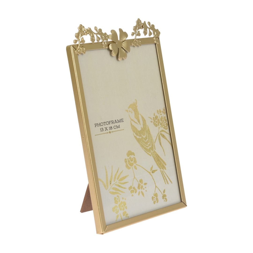 Gold Photo Frame 13 x 18cm - PHOTO FRAMES - PLATED, GILT, STONE - Beattys of Loughrea