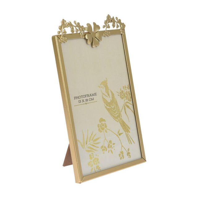 Gold Photo Frame 13 x 18cm - PHOTO FRAMES - PLATED, GILT, STONE - Beattys of Loughrea