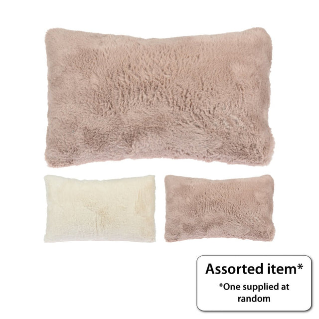 Faux Fur Rectangular Cushion 30 x 50cm - CUSHIONS/COVERS - Beattys of Loughrea
