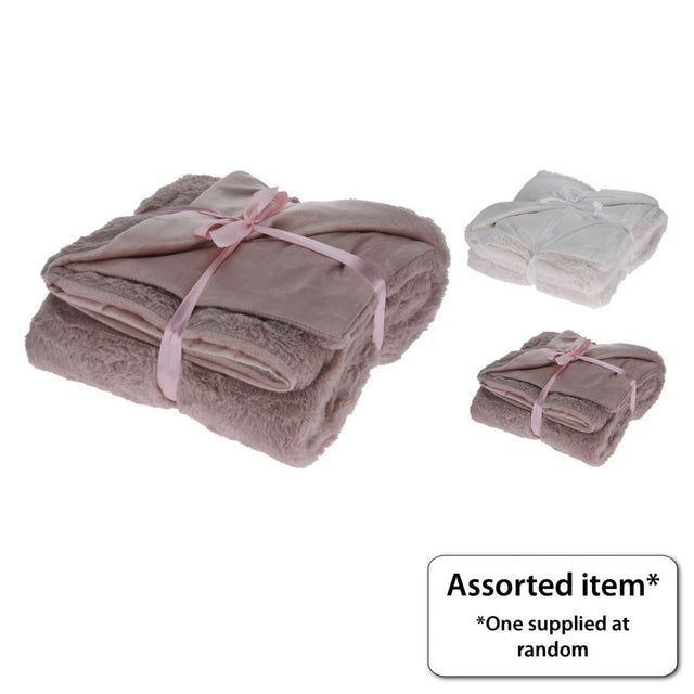 Fleece Throw 130 x 180cm - THROWS/BLANKETS - Beattys of Loughrea