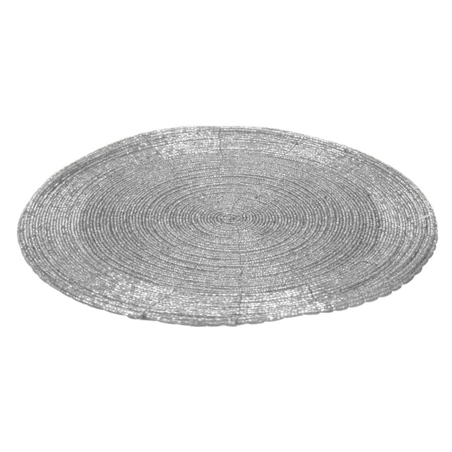 Placemat 30cm Silver - TABLEMATS/COASTERS - Beattys of Loughrea