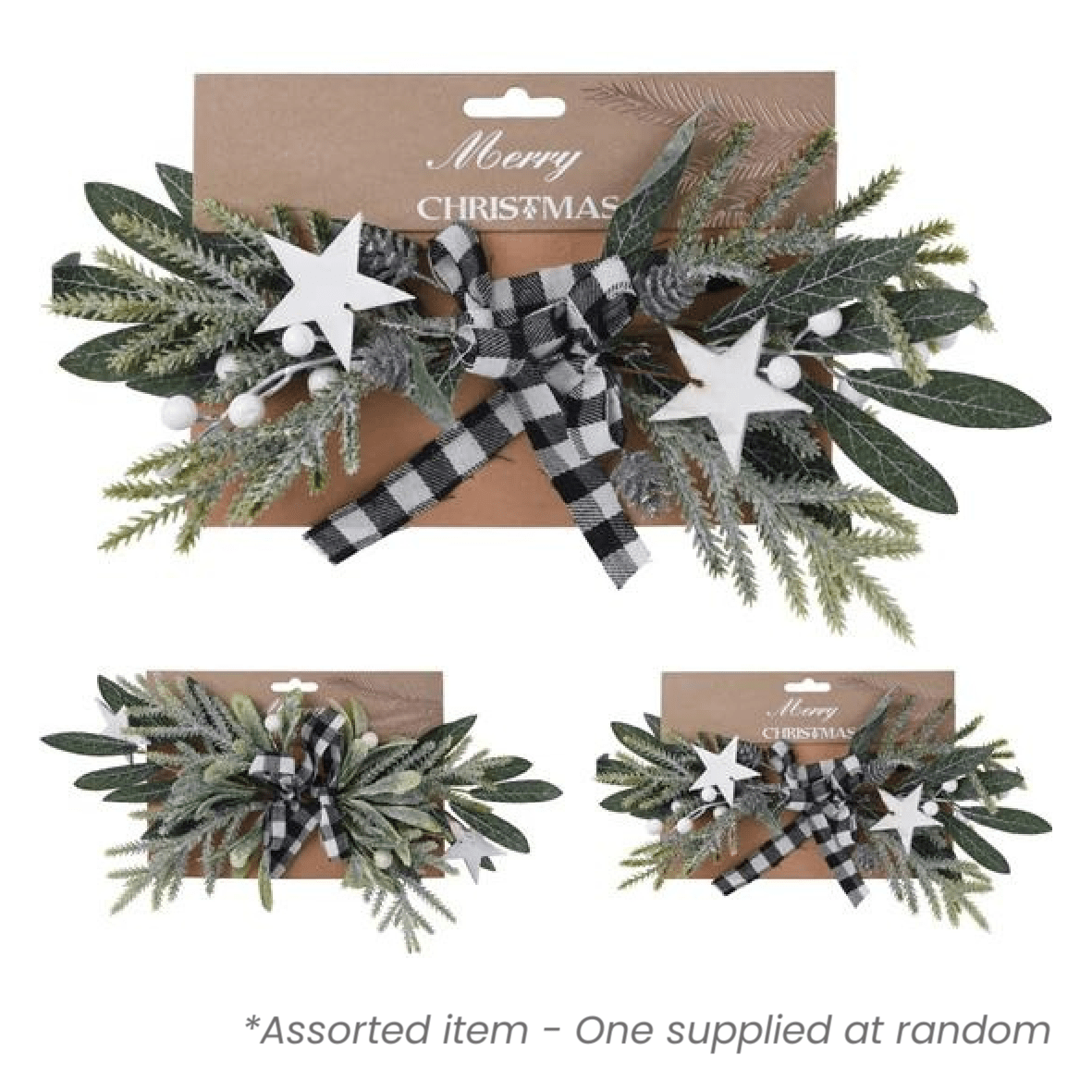 Christmas Berry Branch 25cm - XMAS BRANCHES/ TABLE DISPLAYS - Beattys of Loughrea