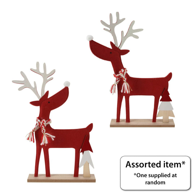 Reindeer Standing Decoration Small - XMAS DECORATIONS - Beattys of Loughrea