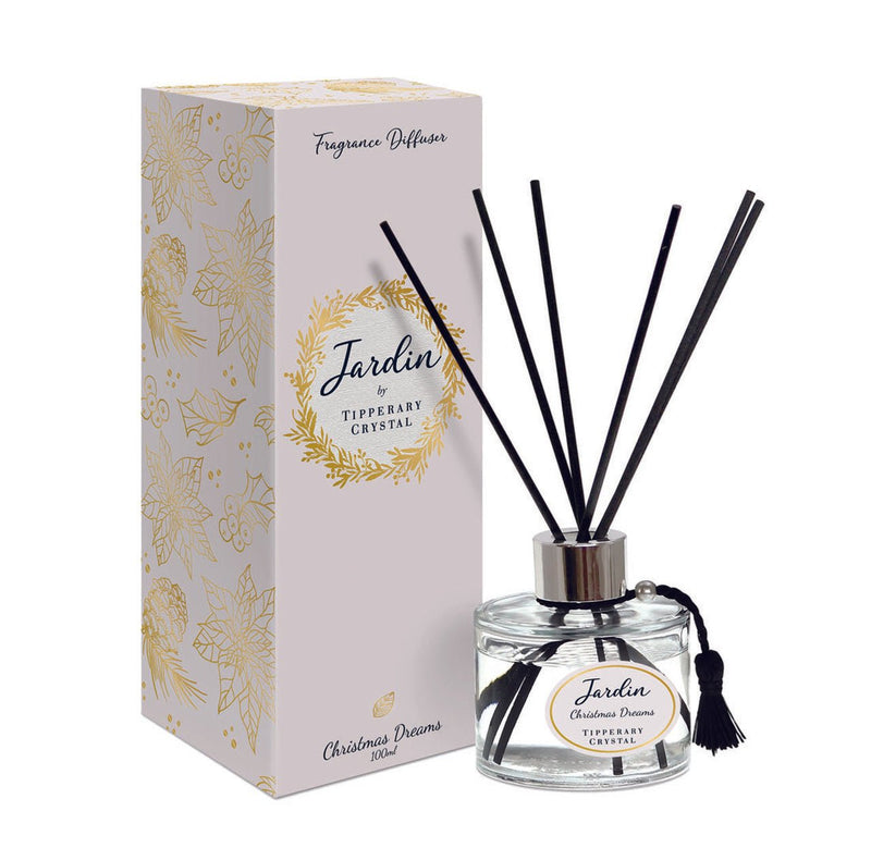 Tipperary Crystal Jardin Collection Christmas Diffuser - Christmas Dreams - CANDLES - Beattys of Loughrea