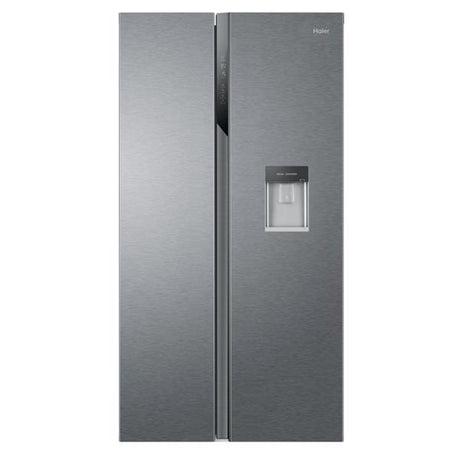 Haier American Fridge Freezer Stainless Steel - FRIDGE OR FR/FREEZER LGE 300L+, USA - Beattys of Loughrea
