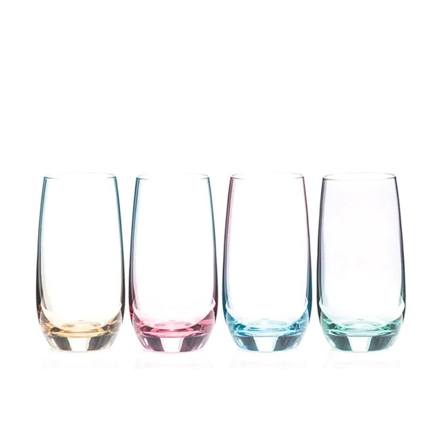 Newgrange Living Two Tone Lustre Hi-Ball Glass Set of 4 - DRINKING GLASSES - Beattys of Loughrea