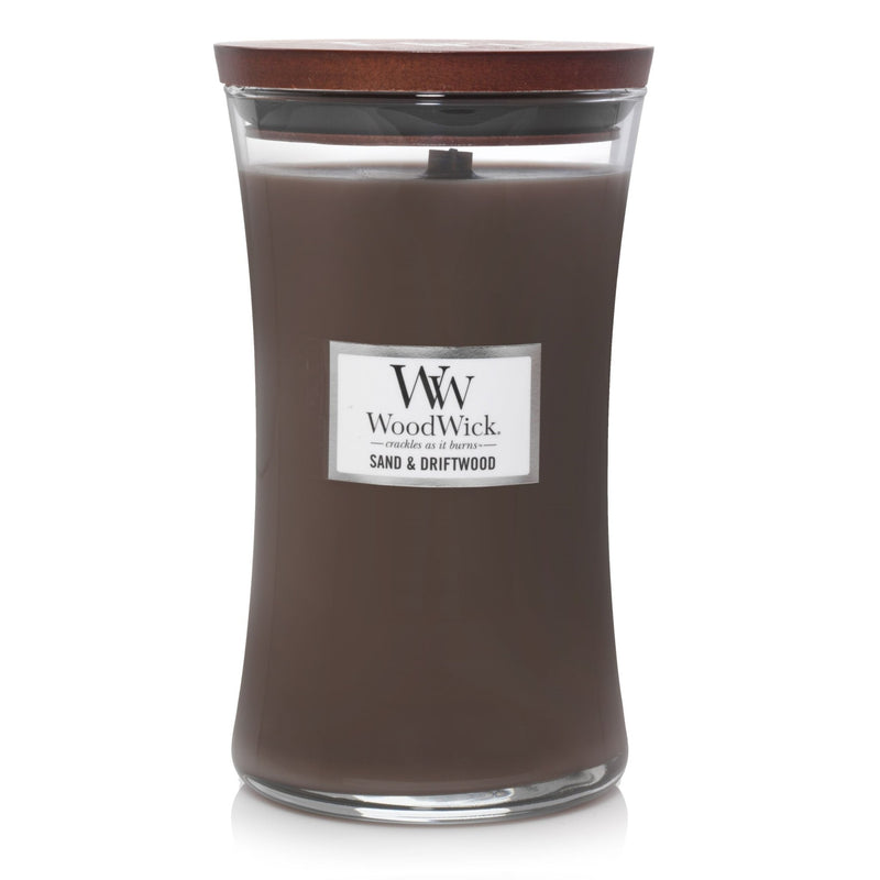 WoodWick Sand & Driftwood Large Candle - CANDLES - Beattys of Loughrea