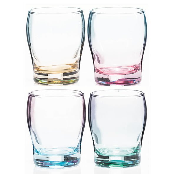Newgrange Living Set oif 4 Two Tone Lustre Juice Glasses - DRINKING GLASSES - Beattys of Loughrea