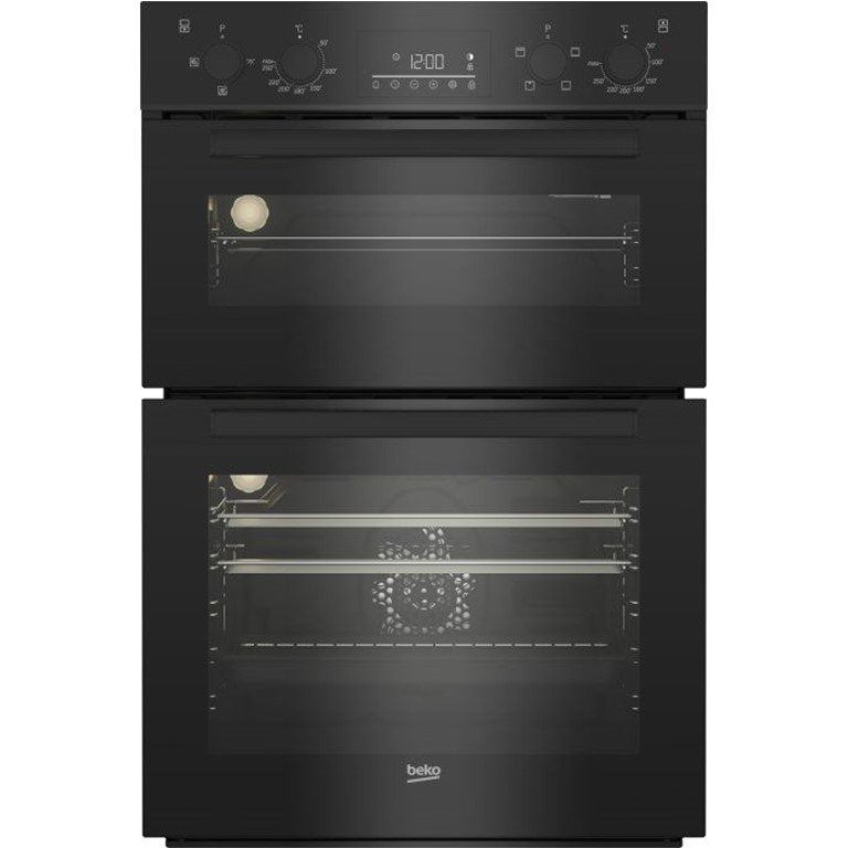 Beko Built-In Double Oven Black - BBDF22300B - ELECT OVEN SINGLE & DBLE BUILT IN - Beattys of Loughrea