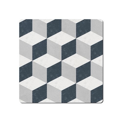 Denby Grey Geometric Square Set Of 6 Placemats - TABLEMATS/COASTERS - Beattys of Loughrea