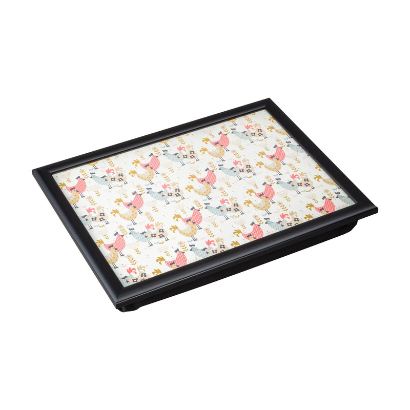 Denby Hens Laptray With Black Edge - TABLEMATS/COASTERS - Beattys of Loughrea