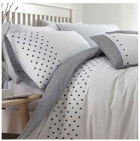 NEW ENGLAND NAVY KING DUVET SET - DUVET COVERS - Beattys of Loughrea