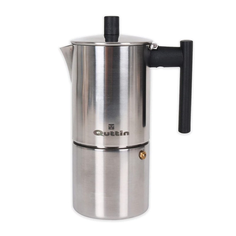 Quttin 9 Cup Stainless Steel Coffee Cafetiere - TEA/COFFEE MAKER/BODUM/MILLS - Beattys of Loughrea