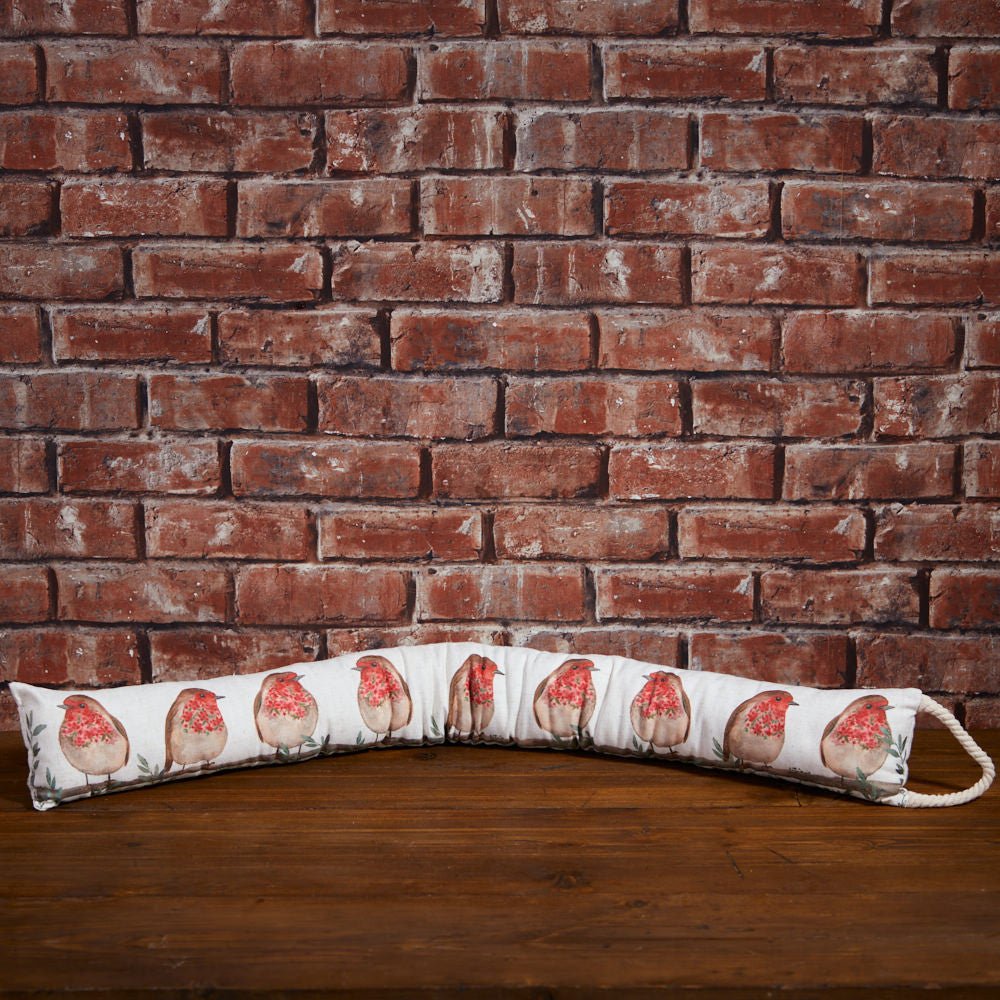 Robin Flower Draught Excluder with Rope Handle - CUSHIONS/COVERS - Beattys of Loughrea