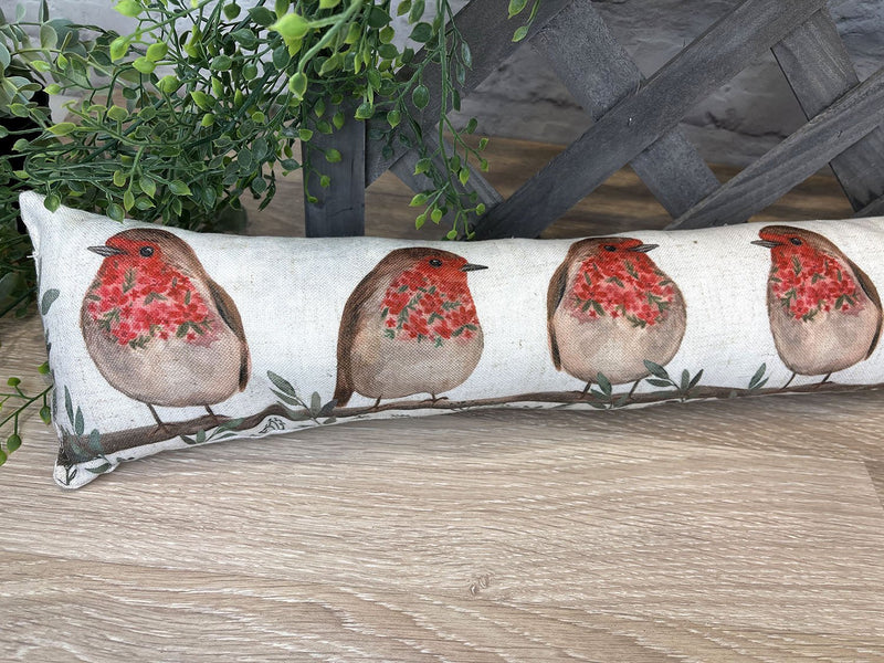 Robin Flower Draught Excluder with Rope Handle - CUSHIONS/COVERS - Beattys of Loughrea