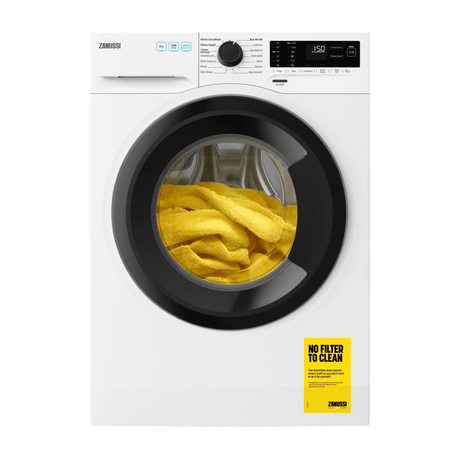 ZANUSSI 8KG 1400SPIN WASHER ZWF844B4PW - WASHING MACHINE WASHER - Beattys of Loughrea