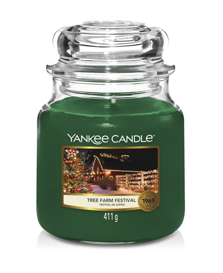 Tree Farm Festival Medium Yankee Candle 411g - CANDLES - Beattys of Loughrea