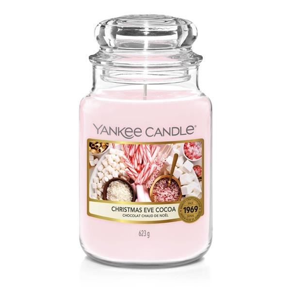 Christmas Eve Cocoa Large Yankee Candle 623g - CANDLES - Beattys of Loughrea