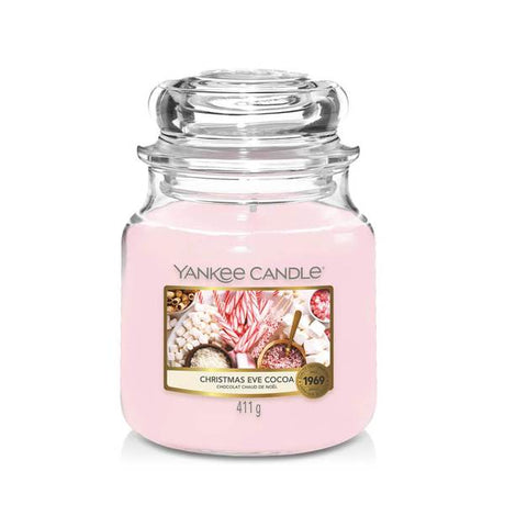 Christmas Eve Cocoa medium Yankee Candle 411g - CANDLES - Beattys of Loughrea
